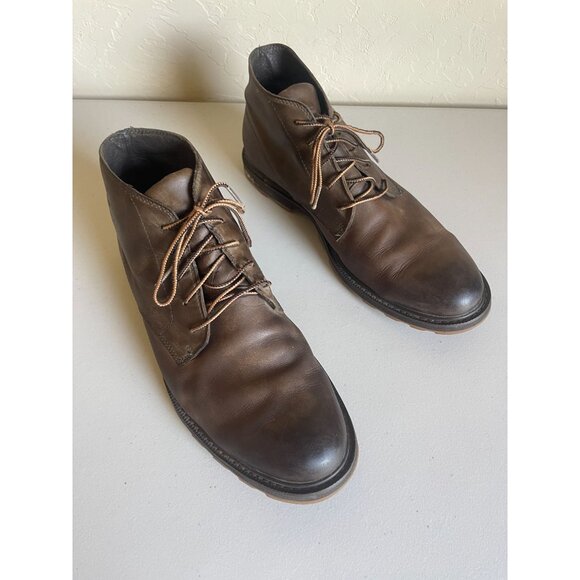 Sorel Madson Chukka Men's Oxford Boots Burnished Toe Men's 13 Leather Lace Up - Picture 5 of 10